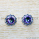 Mystic Topaz 925 Sterling Silver Earrings (SJWES-478) Mystic Topaz 925 Sterling Silver Earrings (SJWES-478)