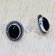 Black Onyx Gemstone 925 Sterling Silver Amazing Look Jewelry Stud Earring SJWES-76