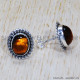 Tiger Eye 925 Sterling Silver Earrings (SJWES-77)
