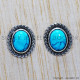 Turquoise 925 Sterling Silver Earrings (SJWES-78) Turquoise 925 Sterling Silver Earrings (SJWES-78)