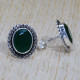 Emerald Gemstone 925 Real Sterling Silver Latest Wedding Jewelry Stud Earring SJWES-83