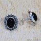 Black Onyx 925 Sterling Silver Earrings (SJWES-88) Black Onyx 925 Sterling Silver Earrings (SJWES-88)