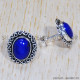 Lapis Lazuli 925 Sterling Silver Earrings (SJWES-92) Lapis Lazuli 925 Sterling Silver Earrings (SJWES-92)
