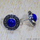 Lapis Lazuli 925 Sterling Silver Earrings (SJWES-95) Lapis Lazuli 925 Sterling Silver Earrings (SJWES-95)