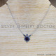 Amethyst 925 Sterling Silver Necklace (SJWN-101) Amethyst 925 Sterling Silver Necklace (SJWN-101)