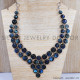 Labradorite 925 Sterling Silver Necklace (SJWN-11) Labradorite 925 Sterling Silver Necklace (SJWN-11)