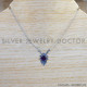 Amethyst 925 Sterling Silver Necklace (SJWN-114) Amethyst 925 Sterling Silver Necklace (SJWN-114)