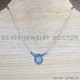 Rainbow Moonstone 925 Sterling Silver Necklace (SJWN-115) Rainbow Moonstone 925 Sterling Silver Necklace (SJWN-115)