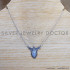 Rainbow Moonstone 925 Sterling Silver Necklace (SJWN-118)