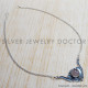 Rose Quartz 925 Sterling Silver Necklace (SJWN-124) Rose Quartz 925 Sterling Silver Necklace (SJWN-124)