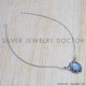 Rainbow Moonstone 925 Sterling Silver Necklace (SJWN-130) Rainbow Moonstone 925 Sterling Silver Necklace (SJWN-130)