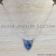 Labradorite 925 Sterling Silver Necklace (SJWN-137) Labradorite 925 Sterling Silver Necklace (SJWN-137)