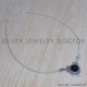 Black Onyx 925 Sterling Silver Necklace (SJWN-141) Black Onyx 925 Sterling Silver Necklace (SJWN-141)