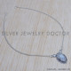 Rainbow Moonstone 925 Sterling Silver Necklace (SJWN-142)