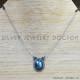 Labradorite 925 Sterling Silver Necklace (SJWN-143) Labradorite 925 Sterling Silver Necklace (SJWN-143)