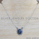 Labradorite 925 Sterling Silver Necklace (SJWN-144)