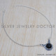 Black Onyx 925 Sterling Silver Necklace (SJWN-145) Black Onyx 925 Sterling Silver Necklace (SJWN-145)