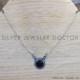 Black Onyx 925 Sterling Silver Necklace (SJWN-145) Black Onyx 925 Sterling Silver Necklace (SJWN-145)