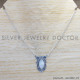 Rainbow Moonstone 925 Sterling Silver Necklace (SJWN-148) Rainbow Moonstone 925 Sterling Silver Necklace (SJWN-148)