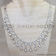925 Sterling Silver Necklace (SJWN-149) 925 Sterling Silver Necklace (SJWN-149)