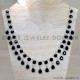 Black Onyx 925 Sterling Silver Necklace (SJWN-150) Black Onyx 925 Sterling Silver Necklace (SJWN-150)
