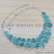 Aquamarine 925 Sterling Silver Necklace (SJWN-24) Aquamarine 925 Sterling Silver Necklace (SJWN-24)