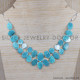 Aquamarine 925 Sterling Silver Necklace (SJWN-24) Aquamarine 925 Sterling Silver Necklace (SJWN-24)