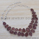 Garnet 925 Sterling Silver Necklace (SJWN-25) Garnet 925 Sterling Silver Necklace (SJWN-25)