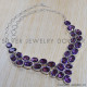 Amethyst 925 Sterling Silver Necklace (SJWN-49) Amethyst 925 Sterling Silver Necklace (SJWN-49)