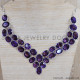 Amethyst 925 Sterling Silver Necklace (SJWN-49) Amethyst 925 Sterling Silver Necklace (SJWN-49)
