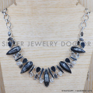 925 Sterling Silver Necklace (SJWN-56) 925 Sterling Silver Necklace (SJWN-56)