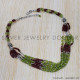 Peridot 925 Sterling Silver Necklace (SJWN-73) Peridot 925 Sterling Silver Necklace (SJWN-73)