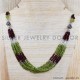 Peridot 925 Sterling Silver Necklace (SJWN-73) Peridot 925 Sterling Silver Necklace (SJWN-73)