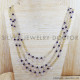Amethyst 925 Sterling Silver Necklace (SJWN-75) Amethyst 925 Sterling Silver Necklace (SJWN-75)