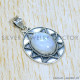 Rainbow Moonstone 925 Sterling Silver Pendant (SJWP-1004)