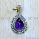 Amethyst 925 Sterling Silver Pendant (SJWP-1005)