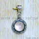 Rose Quartz 925 Sterling Silver Pendant (SJWP-1008)
