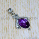 Amethyst 925 Sterling Silver Pendant (SJWP-1018)