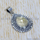 Golden Rutile 925 Sterling Silver Pendant (SJWP-1019)