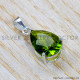 Peridot 925 Sterling Silver Pendant (SJWP-1021)