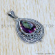 Mystic Topaz 925 Sterling Silver Pendant (SJWP-1023)