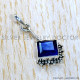 Sapphire 925 Sterling Silver Pendant (SJWP-1036)