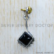 Black Onyx 925 Sterling Silver Pendant (SJWP-1042)