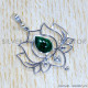 Malachite 925 Sterling Silver Pendant (SJWP-1050)