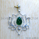 Green Onyx 925 Sterling Silver Pendant (SJWP-1053)