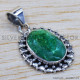 Emerald 925 Sterling Silver Pendant (SJWP-106)