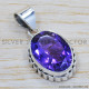 Amethyst 925 Sterling Silver Pendant (SJWP-107) Amethyst 925 Sterling Silver Pendant (SJWP-107)