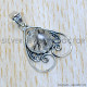 Black Rutile 925 Sterling Silver Pendant (SJWP-1073)