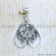 Black Rutile 925 Sterling Silver Pendant (SJWP-1073)