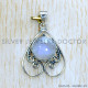 Rainbow Moonstone 925 Sterling Silver Pendant (SJWP-1075)